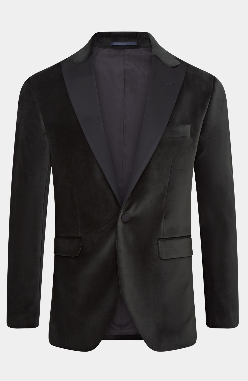 GREEN VELVET TUXEDO JACKET